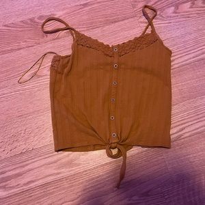 Orange Mudd Cropped tank top
